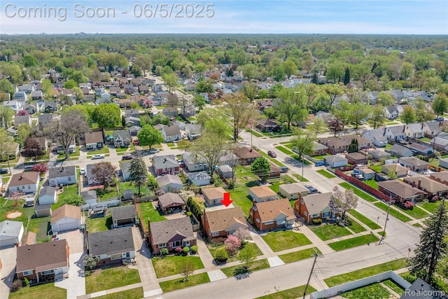 7639 Polk St, Taylor, MI 48180 - aerial perspective of suburban area