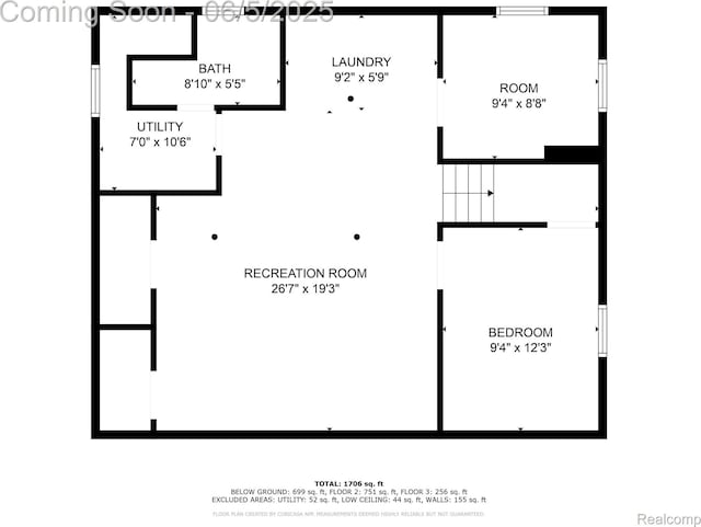 7639 Polk St, Taylor, MI 48180 - room layout