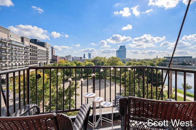 801 Monroe Ave NW Unit 402, Grand Rapids, MI 49503 - balcony featuring a view of city