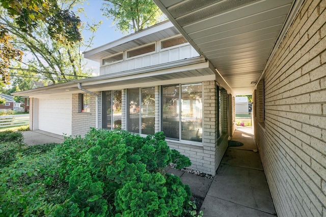 2910 Elizabeth St, Wayne, MI 48184 - doorway to property featuring brick siding