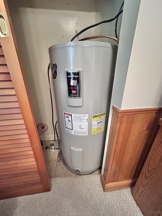 818 W Chestnut St, Morenci, MI 49256 - utility room with water heater