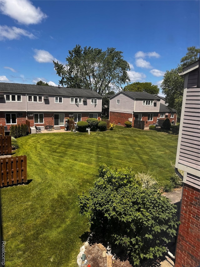 37263 Great Oaks Ct, Clinton Township, MI 48036 - view of green lawn featuring a patio