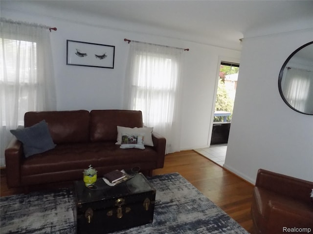 9207 Whitall Ln, Trenton, MI 48138 - living area featuring light wood finished floors