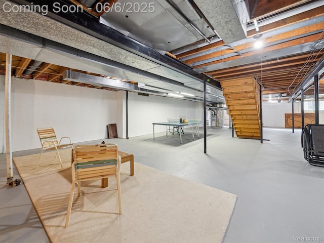 4677 Rolling Ridge Rd, West Bloomfield, MI 48323 - view of unfinished basement