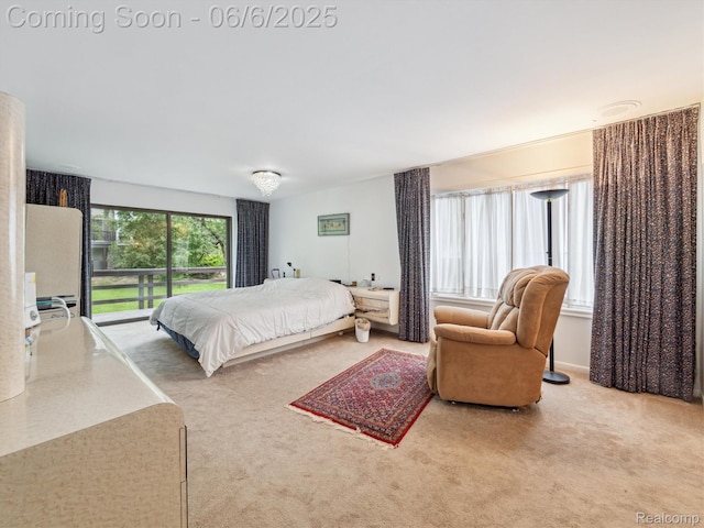 4677 Rolling Ridge Rd, West Bloomfield, MI 48323 - bedroom with carpet floors and access to exterior