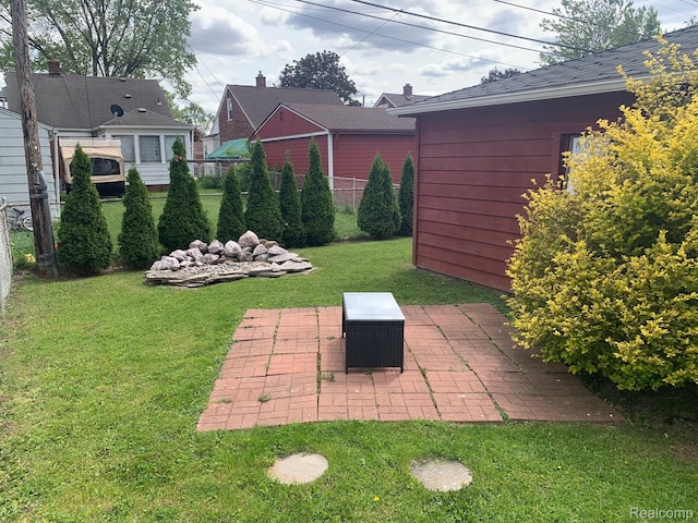 17439 Brody Ave, Allen Park, MI 48101 - view of yard featuring a patio area