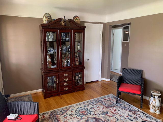17439 Brody Ave, Allen Park, MI 48101 - sitting room with wood finished floors and baseboards