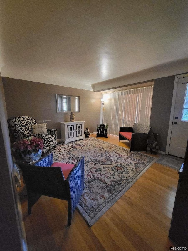 17439 Brody Ave, Allen Park, MI 48101 - living room with wood finished floors