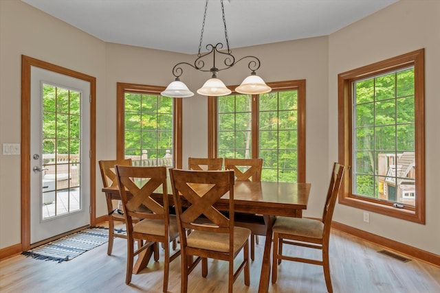 11082 Hoffman Rd, Marcellus, MI 49067 - dining room with light wood finished floors and plenty of natural light