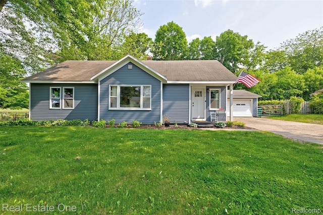 110 Minnetonka Dr, Oxford, MI 48371 - single story home with a garage