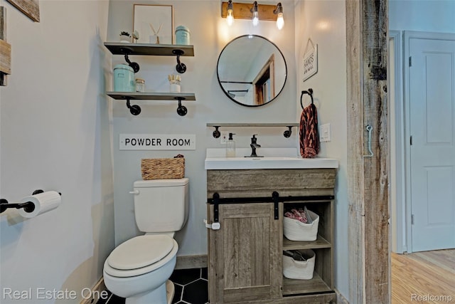 110 Minnetonka Dr, Oxford, MI 48371 - bathroom featuring toilet and vanity