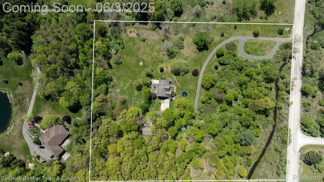 1355 Maxfield Rd, Brighton, MI 48114 - aerial overview of property's location featuring property parcel outlined