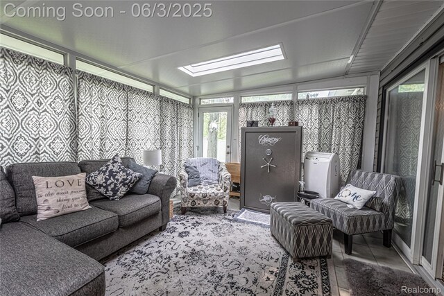 527 Montana St, Marysville, MI 48040 - sunroom / solarium with a skylight and tile patterned floors