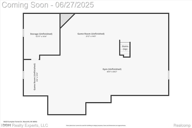 18529 Sumpter Forest Dr, Macomb, MI 48042 - view of home floor plan