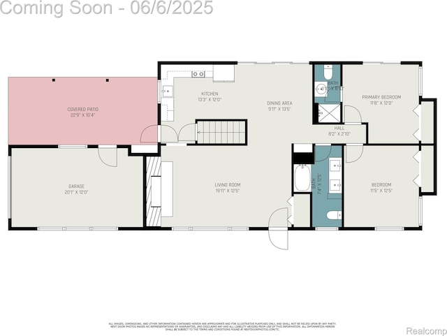 2210 Brookhaven Dr, Flint, MI 48507 - floor plan / room layout