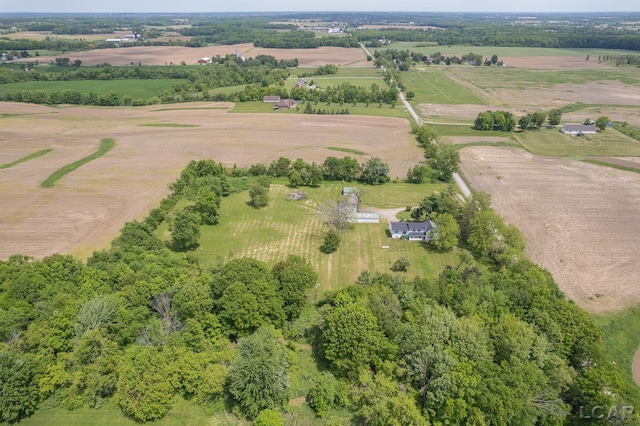 4460 Munger Rd, Tipton, MI 49287 - aerial view of sparsely populated area featuring farmland