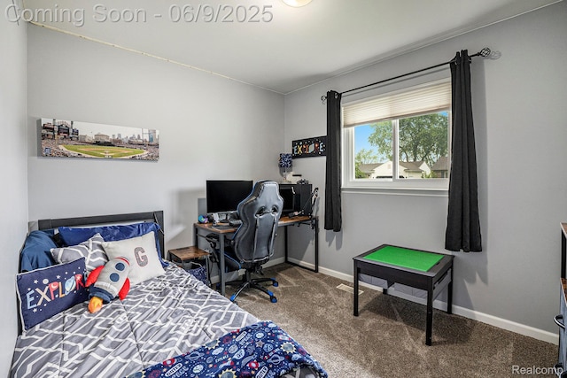 16362 Glenfield Dr, Macomb, MI 48044 - carpeted bedroom featuring baseboards