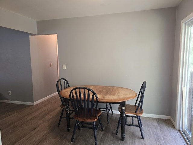 510 E Lewis St, Whitehall, MI 49461 - dining area featuring wood finished floors and baseboards