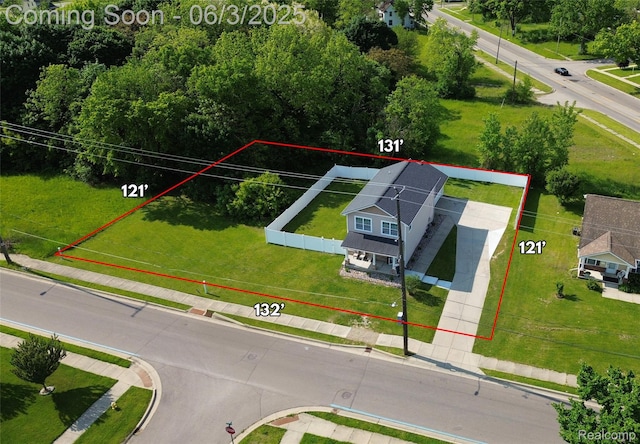 218 E Wood St, Flint, MI 48503 - view of property location with property boundaries highlighted