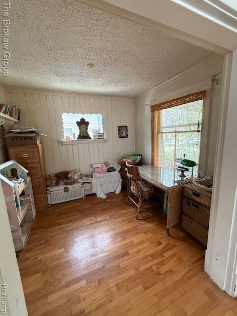 619 W Barnes Ave, Lansing, MI 48910 - office space featuring light wood-type flooring and a textured ceiling