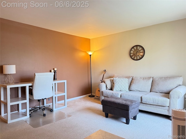 32851 Dover Ave, Warren, MI 48088 - office area featuring carpet floors and baseboards