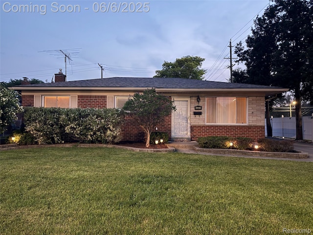 32851 Dover Ave, Warren, MI 48088 - view of front of house with brick siding and a chimney