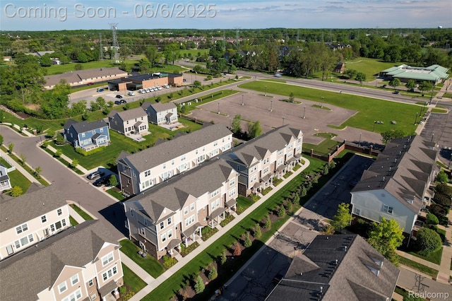 137 Monument Ln, Wixom, MI 48393 - aerial view of residential area