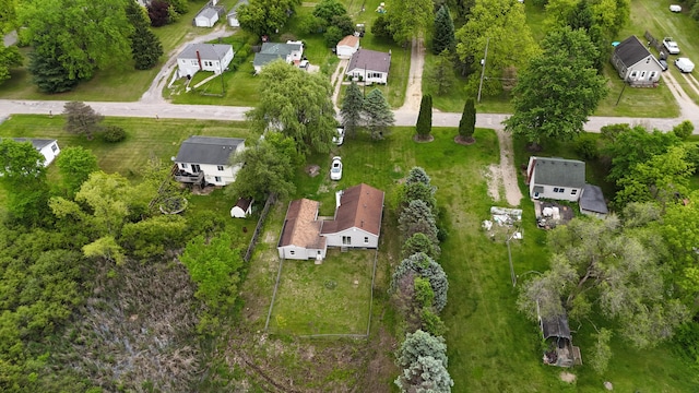 238 Long Ave, Michigan Center, MI 49254 - aerial overview of property's location with nearby suburban area