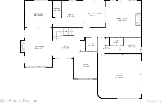 6566 Bristol Dr, West Bloomfield, MI 48322 - home floor plan