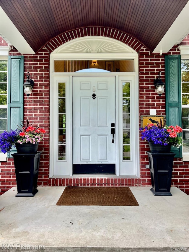 3105 E Woodland Dr, Port Huron, MI 48060 - property entrance featuring brick siding