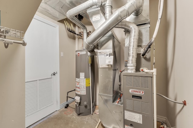 3366 Endsleigh Ln, Ypsilanti, MI 48197 - utilities featuring water heater and heating unit