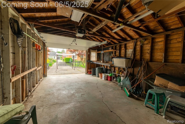 7620 Polk St, Southgate, MI 48180 - garage with a garage door opener