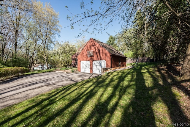 2694 Wayside Dr, Ann Arbor, MI 48103 - view of outbuilding with asphalt driveway