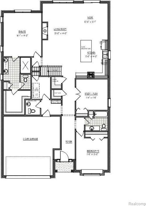 3397 Eastwood Dr, Rochester Hills, MI 48309 - home floor plan