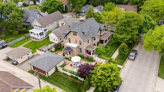 903 Lake Blvd, Saint Joseph, MI 49085 - aerial perspective of suburban area