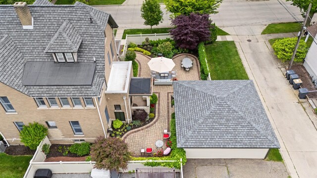 903 Lake Blvd, Saint Joseph, MI 49085 - view from above of property
