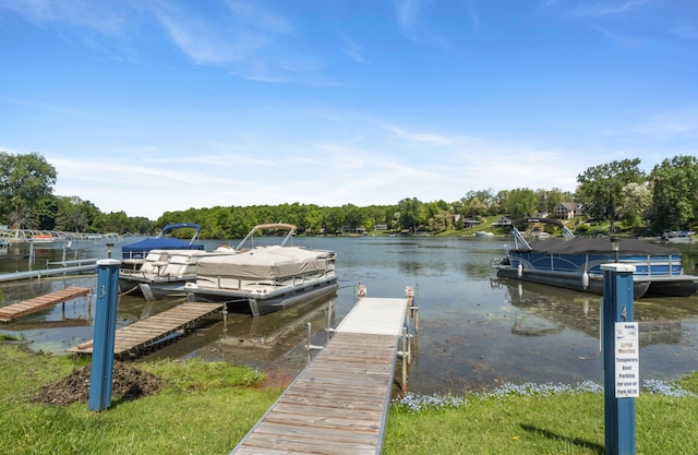 11815 Waldron Rd, Jerome, MI 49249 - dock area featuring a water view
