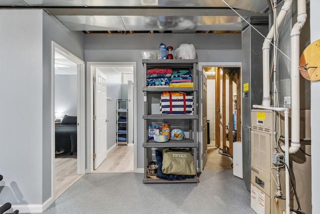 11815 Waldron Rd, Jerome, MI 49249 - basement with heating unit