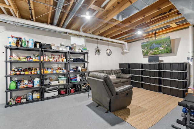 11815 Waldron Rd, Jerome, MI 49249 - living room featuring speckled floor