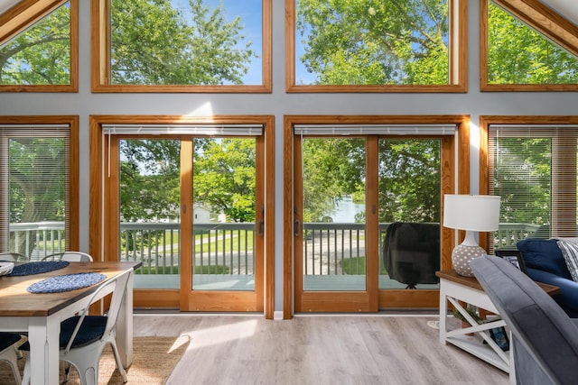 11815 Waldron Rd, Jerome, MI 49249 - entryway featuring wood finished floors