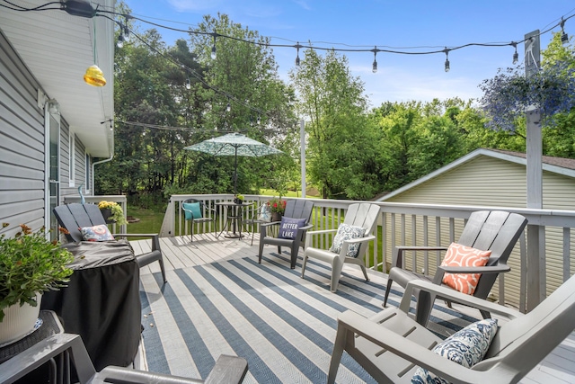11815 Waldron Rd, Jerome, MI 49249 - view of deck