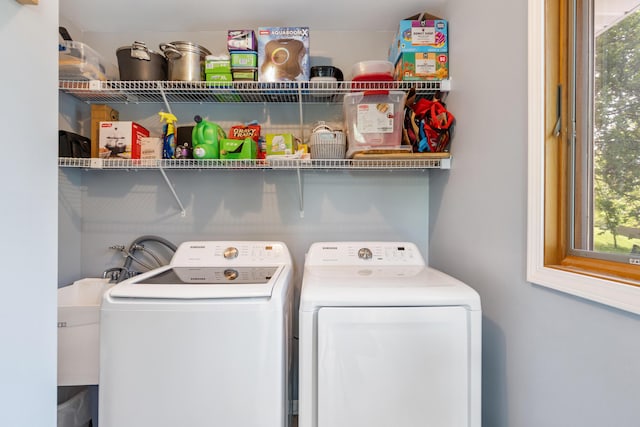 11815 Waldron Rd, Jerome, MI 49249 - washroom with independent washer and dryer