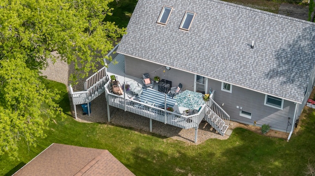 11815 Waldron Rd, Jerome, MI 49249 - view from above of property