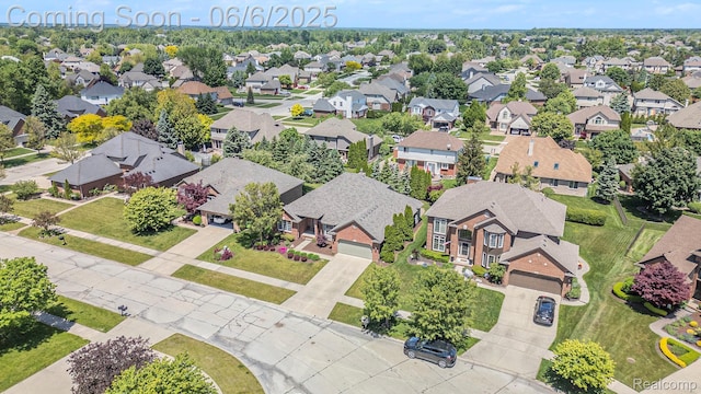 19943 Riverwoods Ct, Macomb, MI 48044 - aerial perspective of suburban area