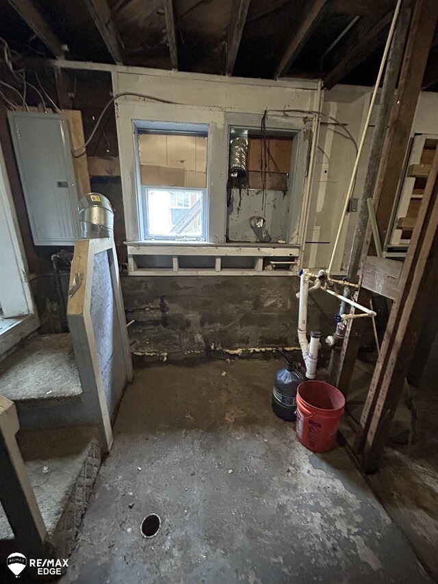 734 Barrie Ave, Flint, MI 48507 - bathroom with electric panel
