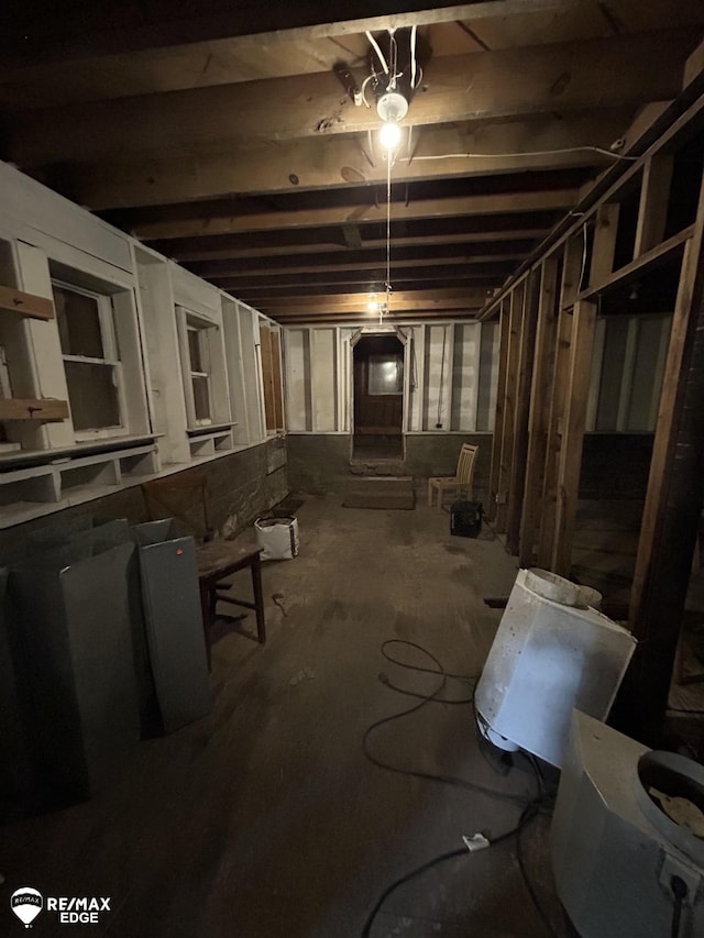 734 Barrie Ave, Flint, MI 48507 - view of unfinished below grade area