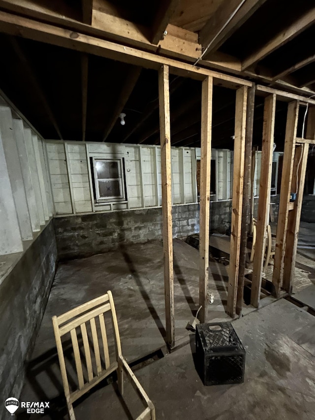 734 Barrie Ave, Flint, MI 48507 - view of unfinished basement