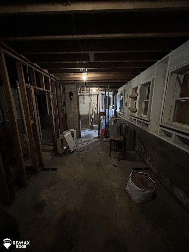 734 Barrie Ave, Flint, MI 48507 - view of unfinished below grade area