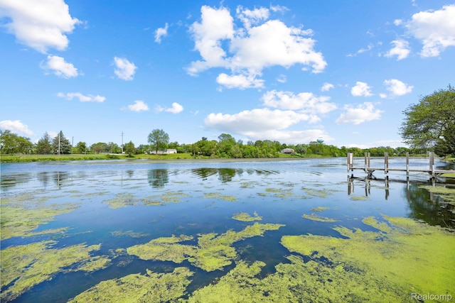116 Surrey Rd, Saint Louis, MI 48880 - dock with a water view