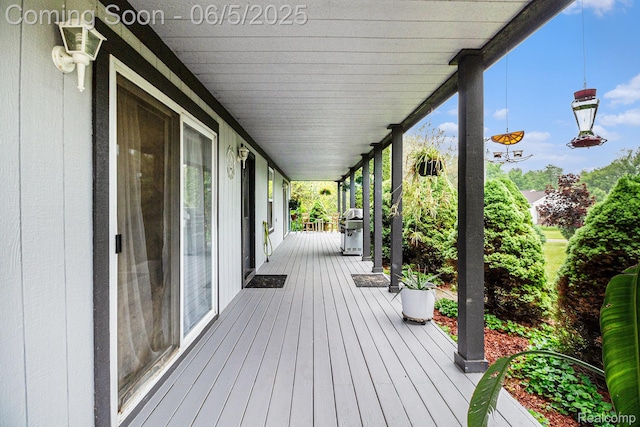 3275 Levalley Rd, Columbiaville, MI 48421 - porch featuring grilling area